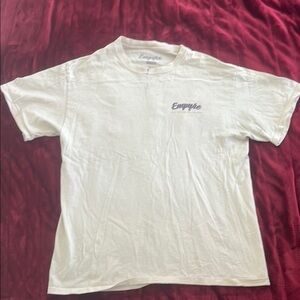 Empyre White Tee with Purple Logo
